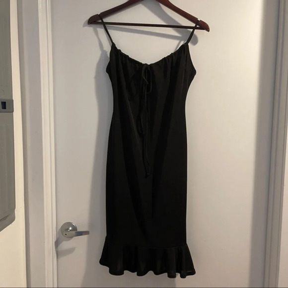 Dress black Petite robe noir M adjustable straps Diabless - Picture 1 of 5